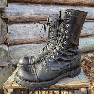 Corcoran Vintage Punk Boots! US Combat Jump Boots 9.5fit like a 10. Resoled 90s